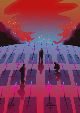 Mock editorial digital illustration: Photoshop