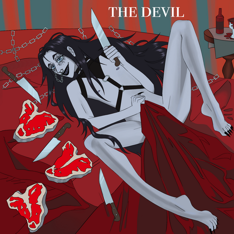 The Devil Original Character illustration: Procreate